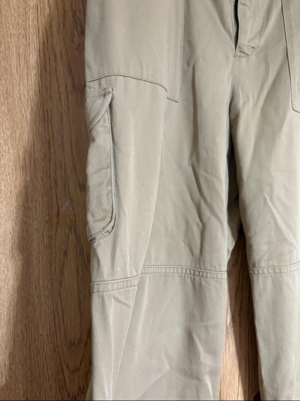 Ralph Lauren Neutral Tan Capris with Green Label